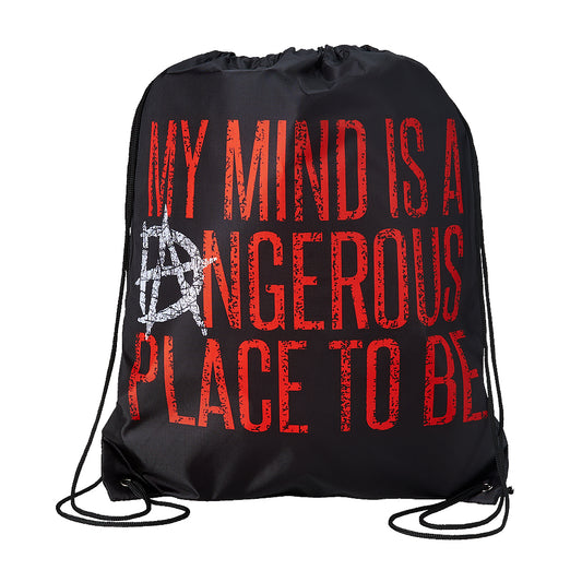 Dean Ambrose My Mind is a Dangerous Place Drawstring Bag