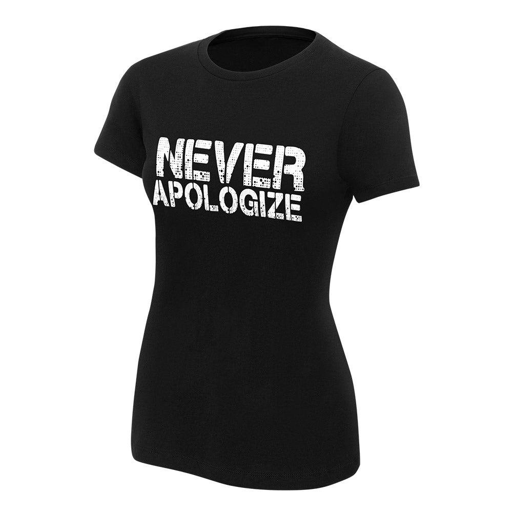 Dean Ambrose Never Apologize Women's Authentic T-Shirt Pwcatalog