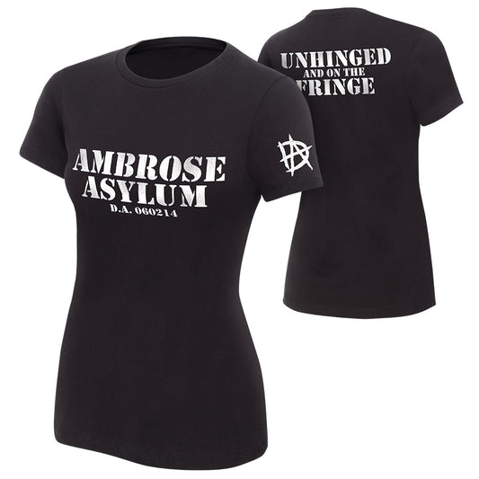 Dean Ambrose Unhinged and on the Fringe Women's Authentic T-Shirt