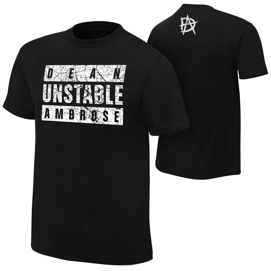 Dean Ambrose Unstable Ambrose T-Shirt Pwcatalog