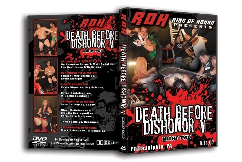 Death Before Dishonor V Night 2 DVDs & Videos PWcatalog