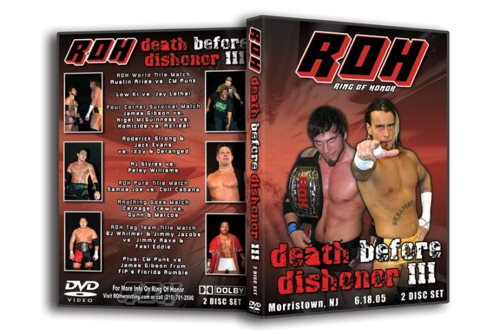 Death before Dishonor III DVDs & Videos PWcatalog