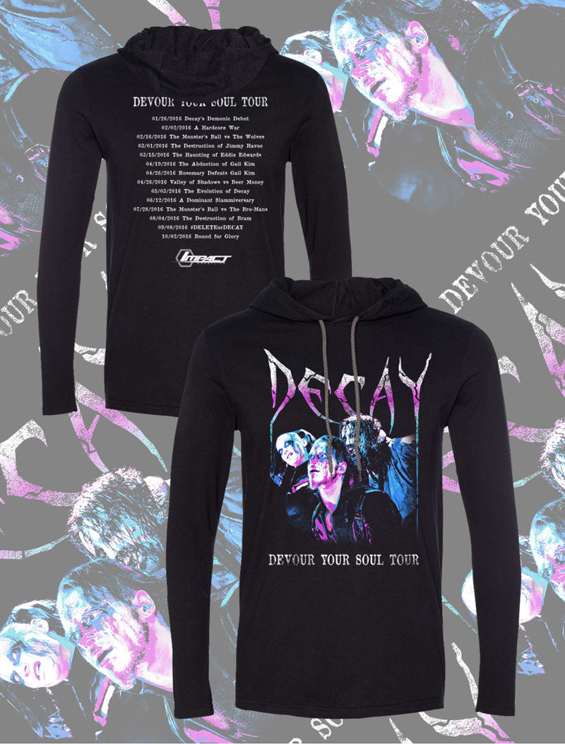 Decay Devour Your Souls Tour Hooded T-Shirt Pwcatalog