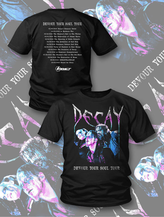 Decay Devour Your Souls Tour T- Shirt Pwcatalog