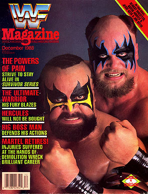 WWF Magazine December 1988 Magazine PWcatalog