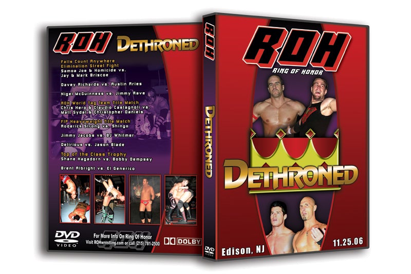 Dethroned DVDs & Videos PWcatalog