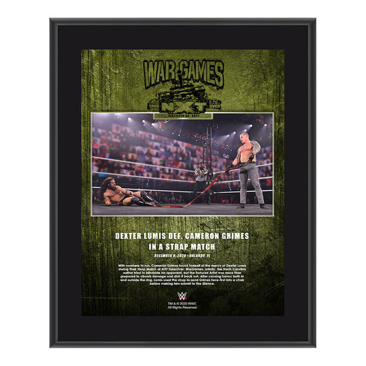 Dexter Lumis NXT TakeOver WarGames 2020 10 x 13 Commemorative Plaque Pwcatalog