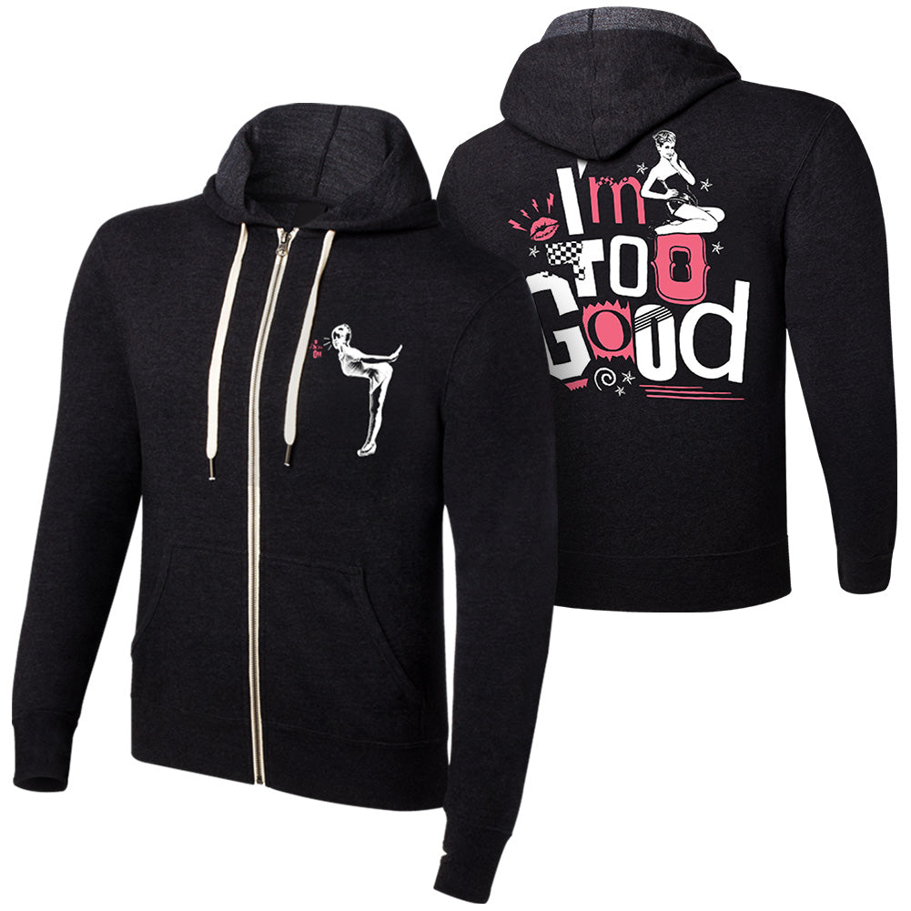 Dolph Ziggler It's Too Bad I'm Too Good Full-Zip Hoodie Sweatshirt