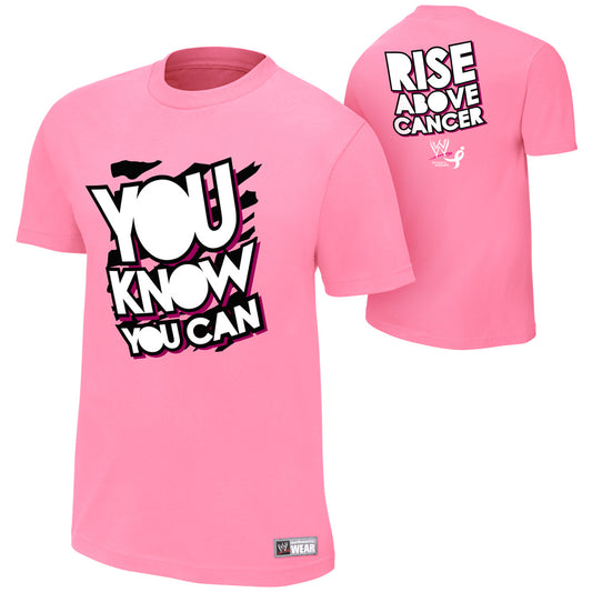 Dolph Ziggler Rise Above Cancer Pink T-Shirt