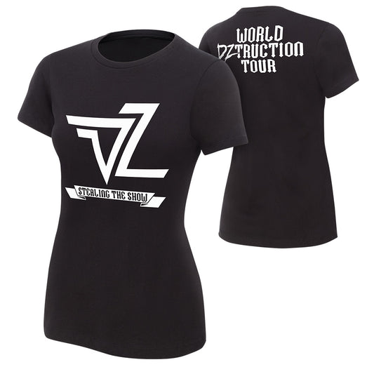 Dolph Ziggler World DZtruction Tour Women's Authentic T-Shirt
