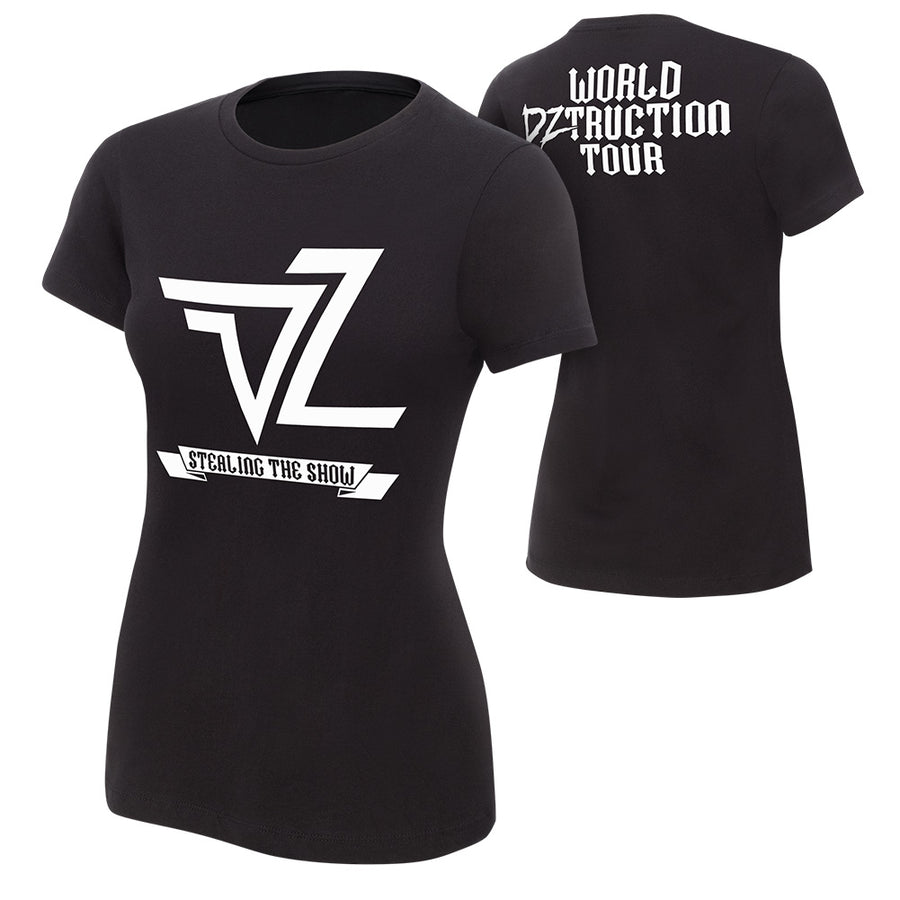 Dolph Ziggler World DZtruction Tour Women's Authentic T-Shirt Pwcatalog