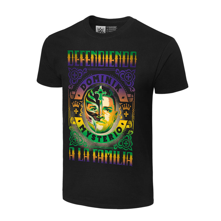 Dominik Mysterio Defendiendo a La Familia Authentic T-Shirt Pwcatalog