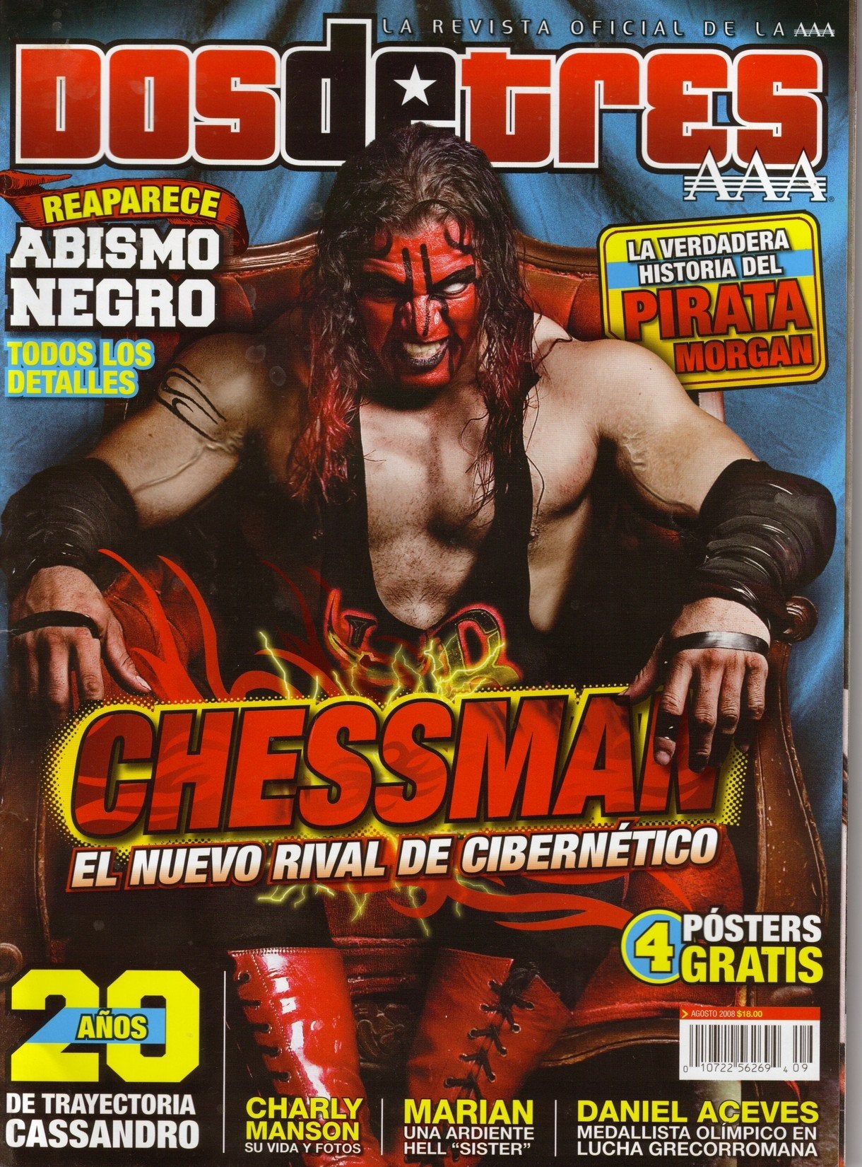 Dos de Tres August 2008 Magazine PWcatalog