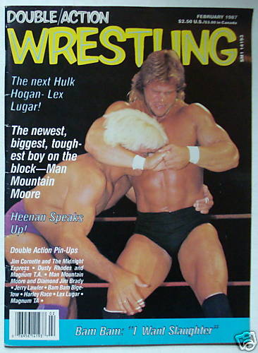 Double Action Wrestling February 1987 Magazine PWcatalog