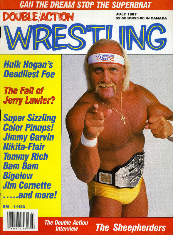 Double Action Wrestling July 1987 Magazine PWcatalog
