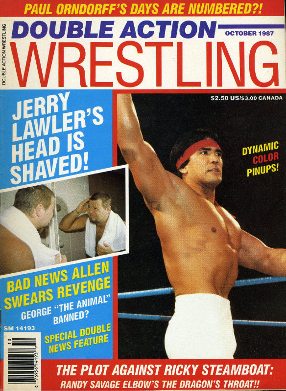 Double Action Wrestling October 1987 Magazine PWcatalog