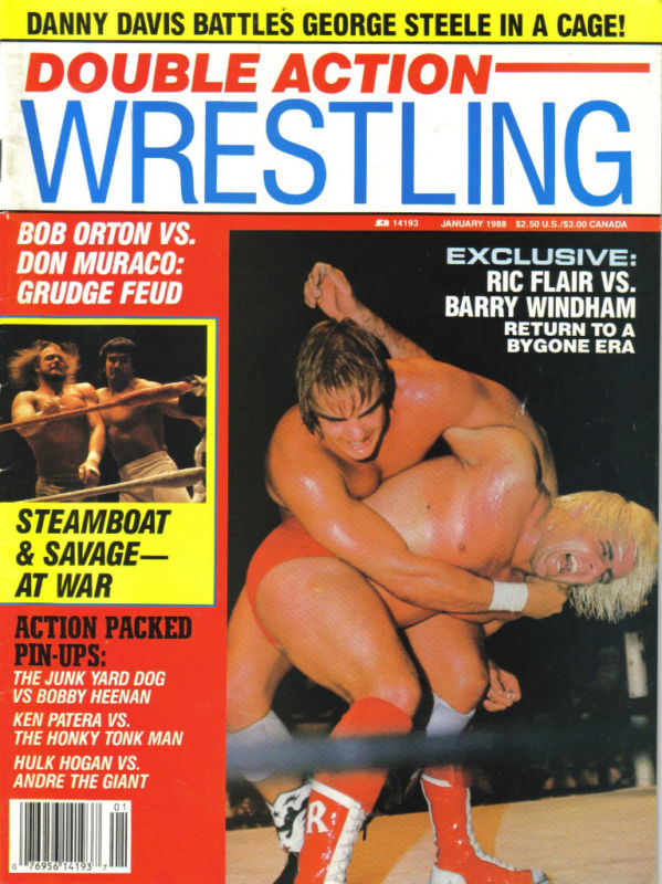 Double Action Wrestling January 1988 Magazine PWcatalog