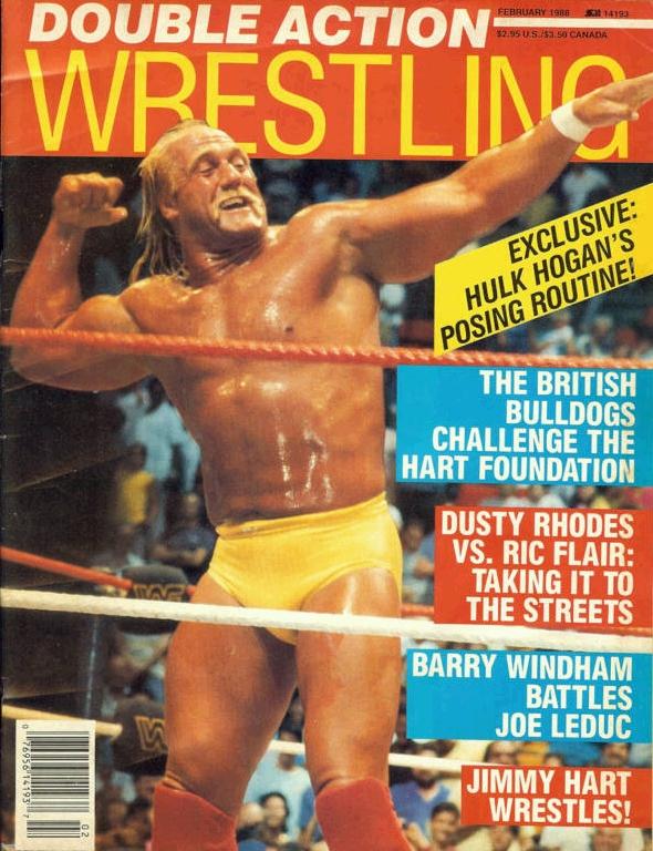 Double Action Wrestling February 1988 Magazine PWcatalog