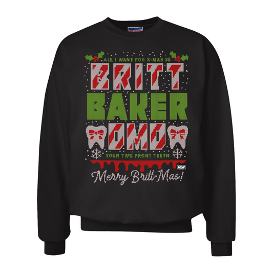 Dr. Britt Baker D.M.D. Two Front Teeth Holiday Sweatshirt