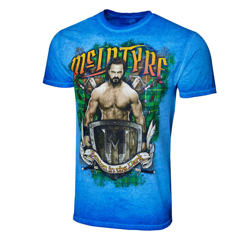 Drew McIntyre Beacon in the Dark Vintage Wash T-Shirt Pwcatalog