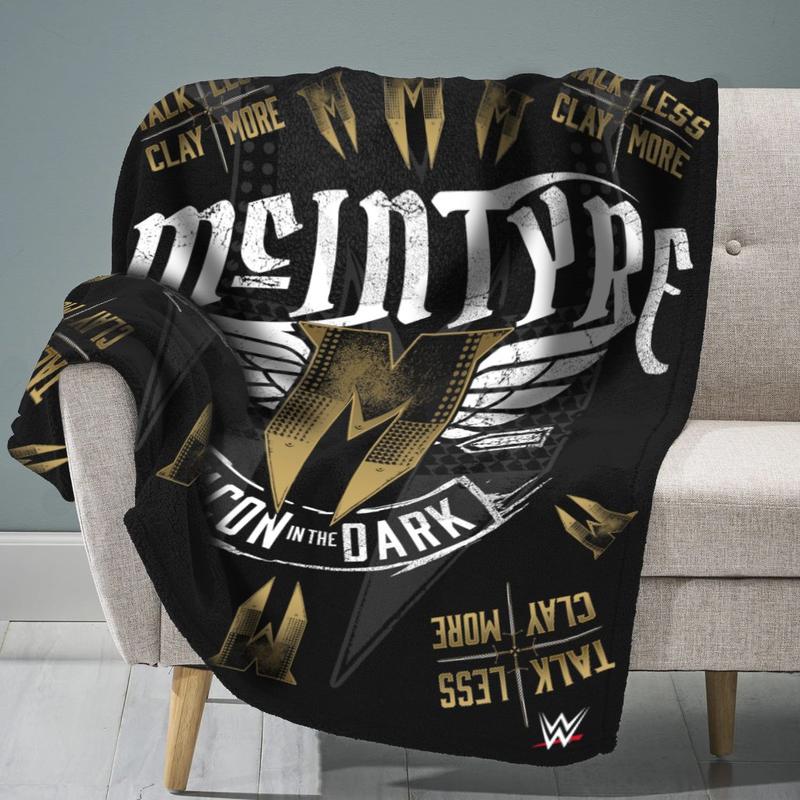 Drew McIntyre Sleep Squad Fleece Throw Blanket Pwcatalog