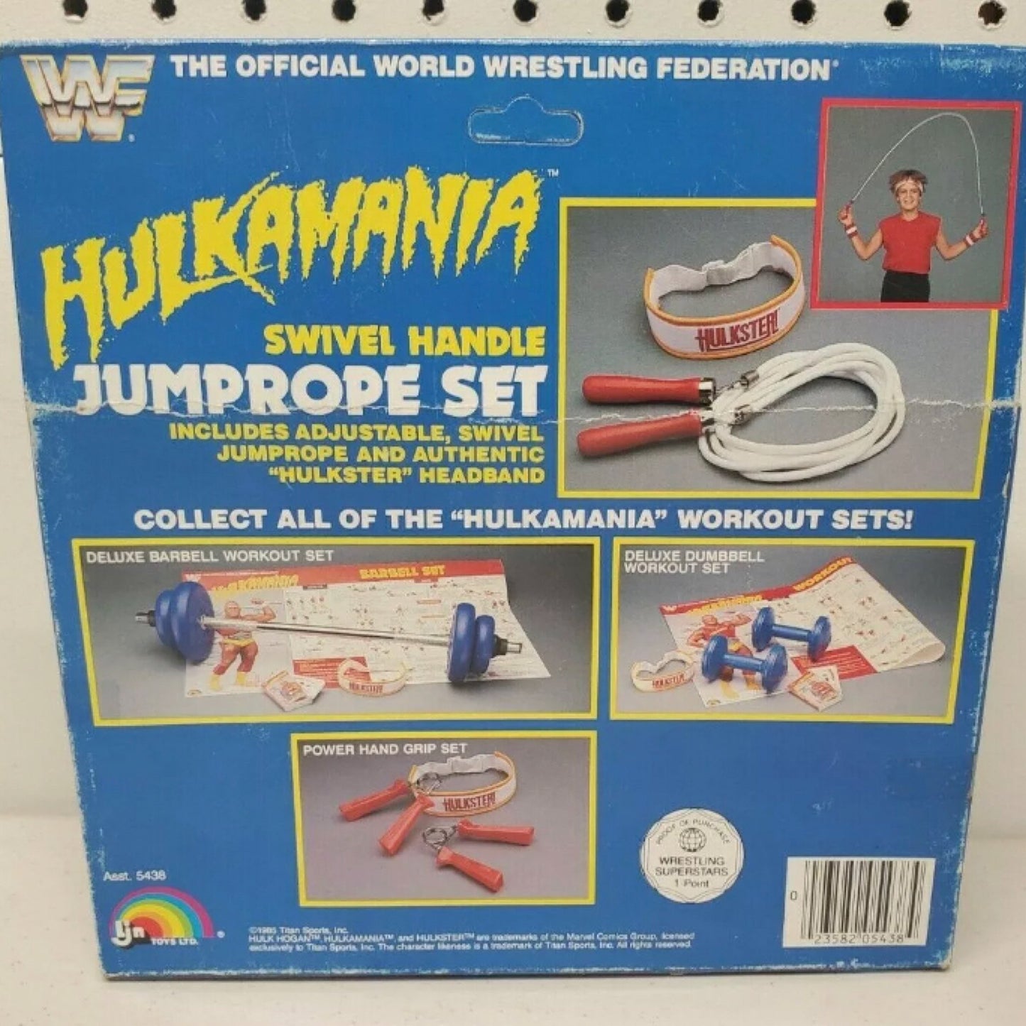 Hulk Hogan LJN Hulkamania Jump rope Set
