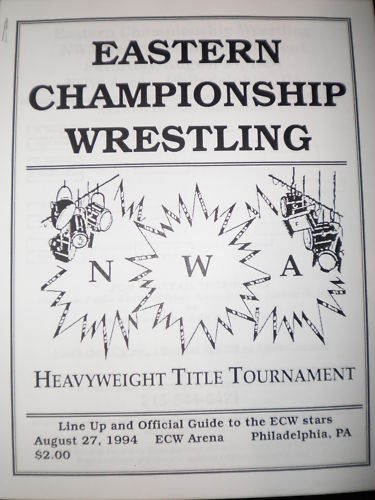 ECW Program August 1994