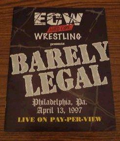 ECW Program Barely Legal 1997