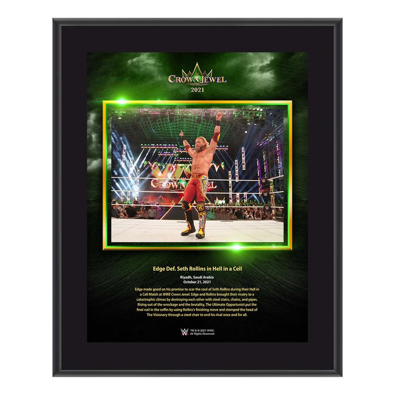 Edge Crown Jewel 2021 10x13 Commemorative Plaque Pwcatalog