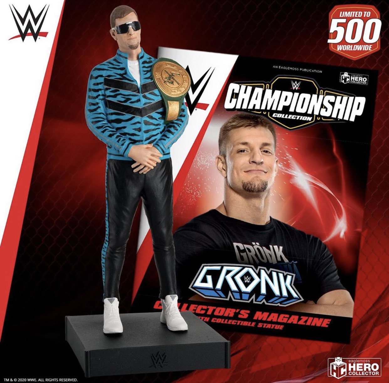 WWE Eaglemoss Hero Collector Championship Collection Rob Gronkowski [Exclusive]