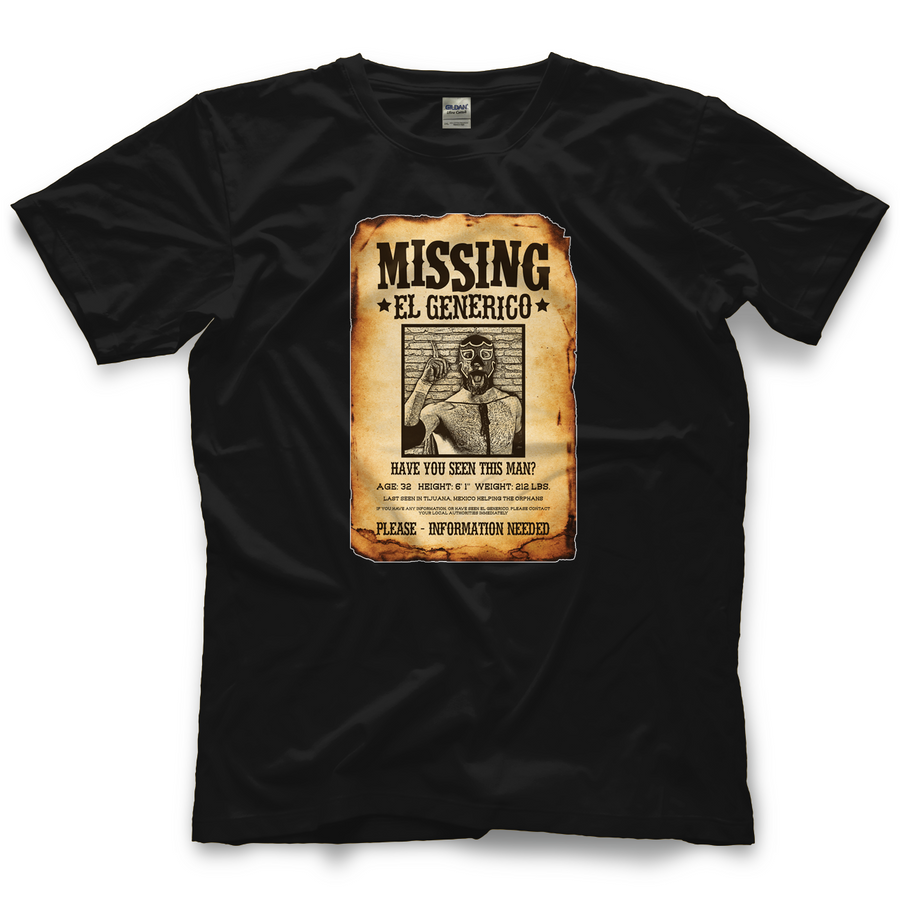 El Generico Missing T-Shirt Pwcatalog