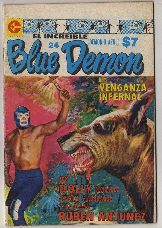 El Increible Blue Demon vol 24 Magazines & Newspapers PWcatalog