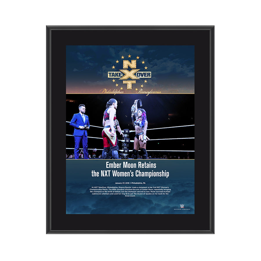 Ember Moon NXT TakeOver Philadelphia 2018 10 x 13 Commemorative Photo Plaque Pwcatalog