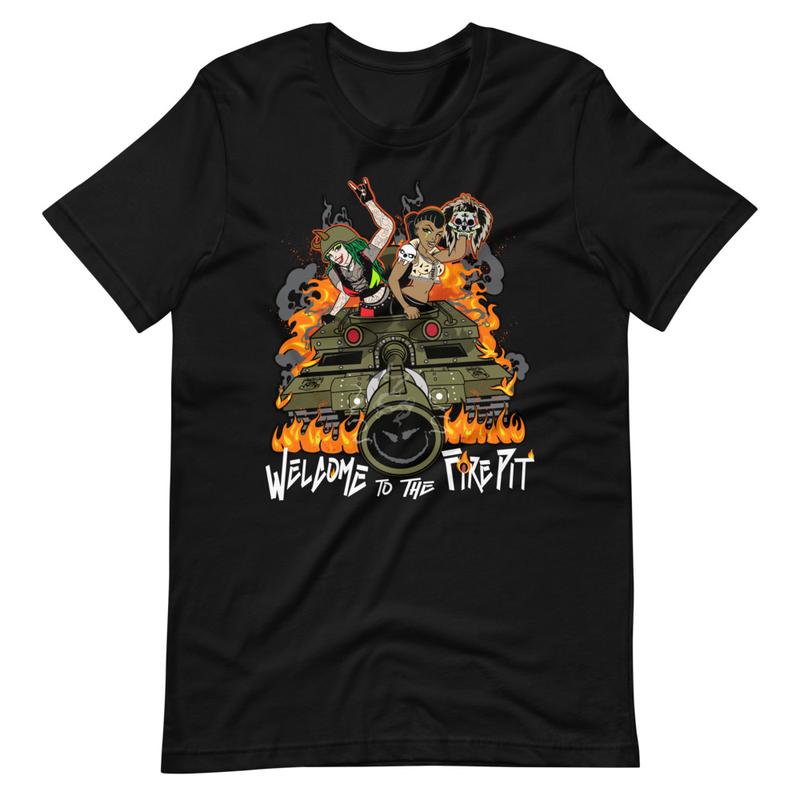 Ember Moon & Shotzi Blackheart Welcome to the Fire Pit T-Shirt