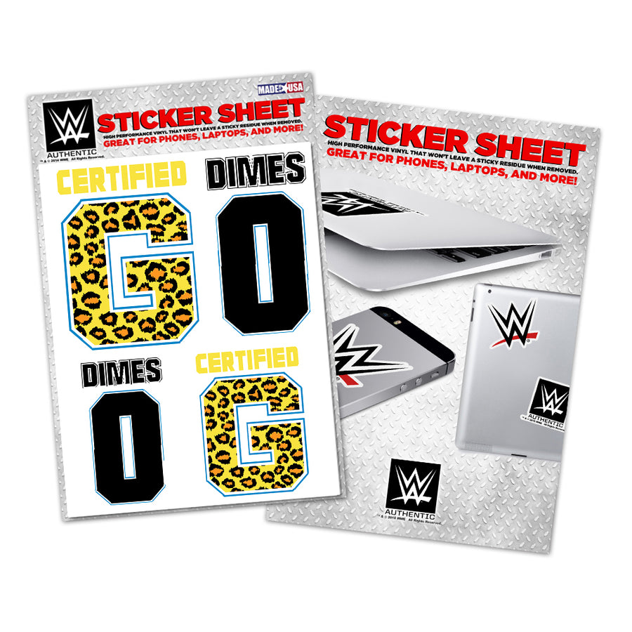 Enzo & Big Cass Certified G Sticker Sheet Pwcatalog
