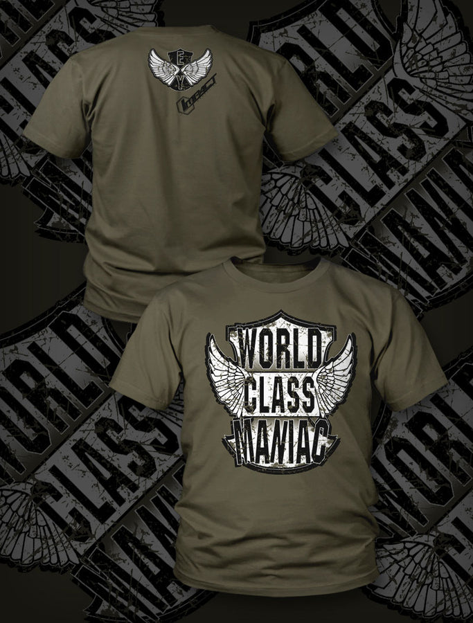 Eric Young World Class Maniac T-Shirt Pwcatalog
