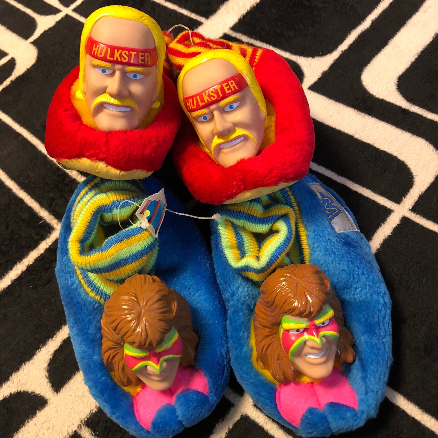Ultimate Warrior WWF slippers