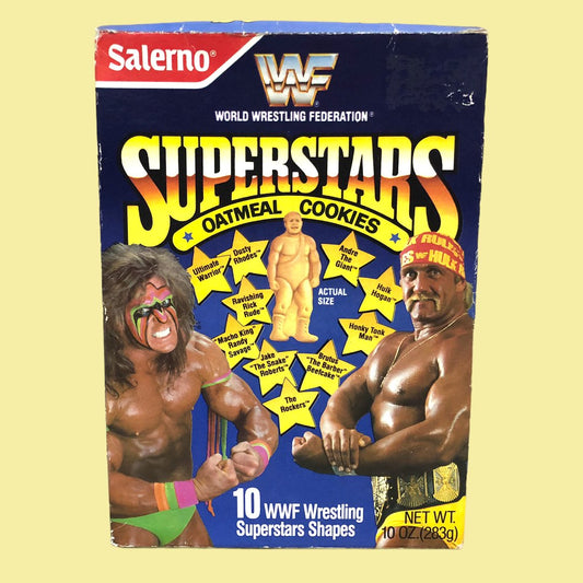 Superstars Oatmeal cookies Hulk Hogan Ultimate Warrior