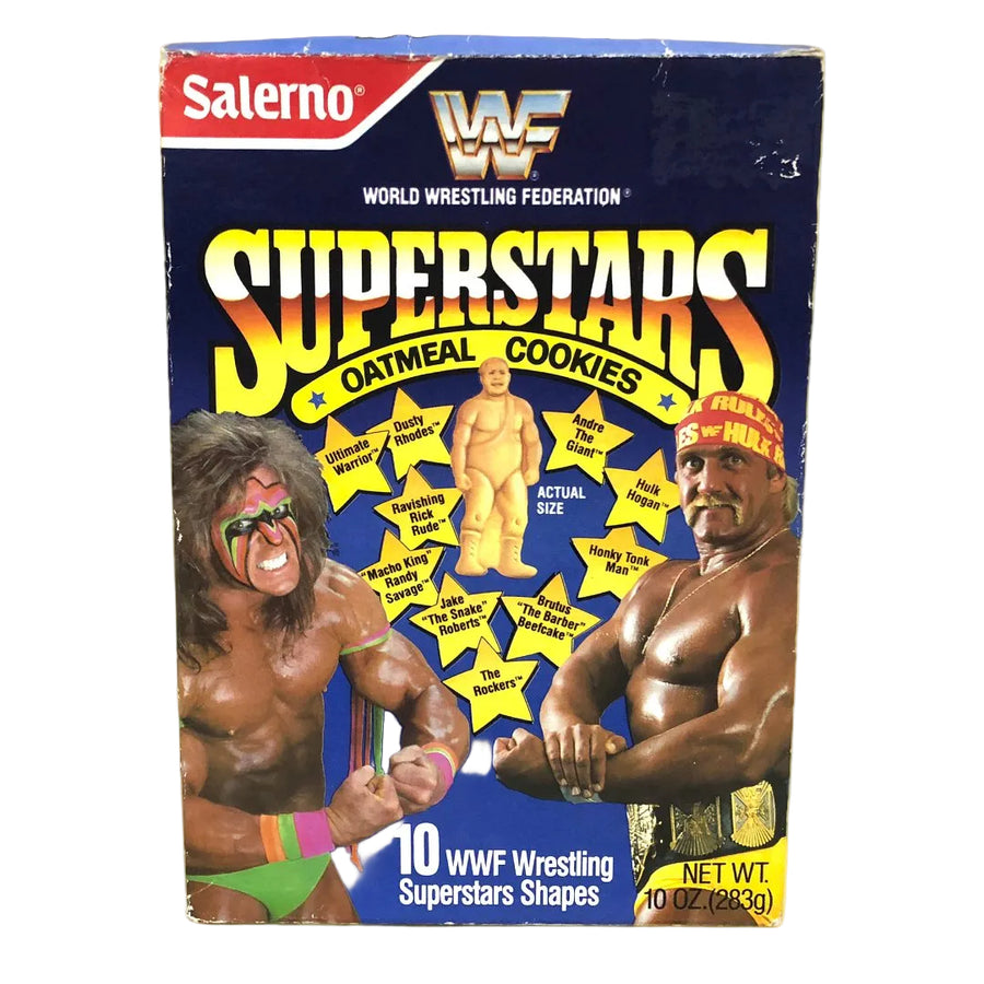 Superstars Oatmeal cookies Hulk Hogan Ultimate Warrior PWcatalog