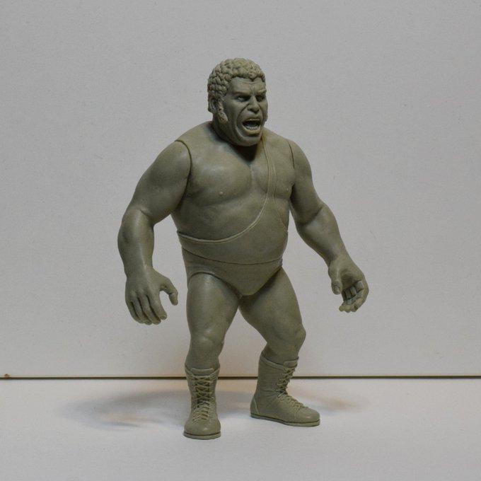 Zombie Sailor's Toys Wrestling's Heels & Faces 2 Andre the Giant [With Blue Singlet]
