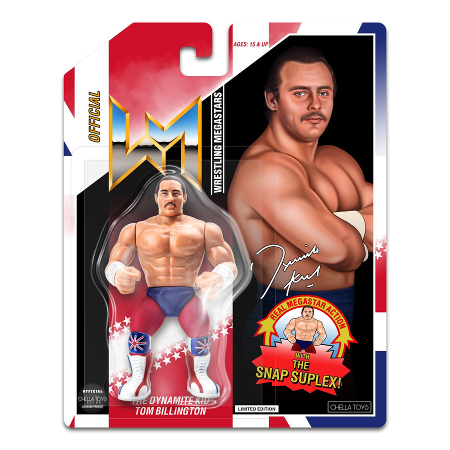 Chella Toys Wrestling Megastars: The Dynamite Kid: Tom Billington [UK Variant] Action & Toy Figures Pwcatalog