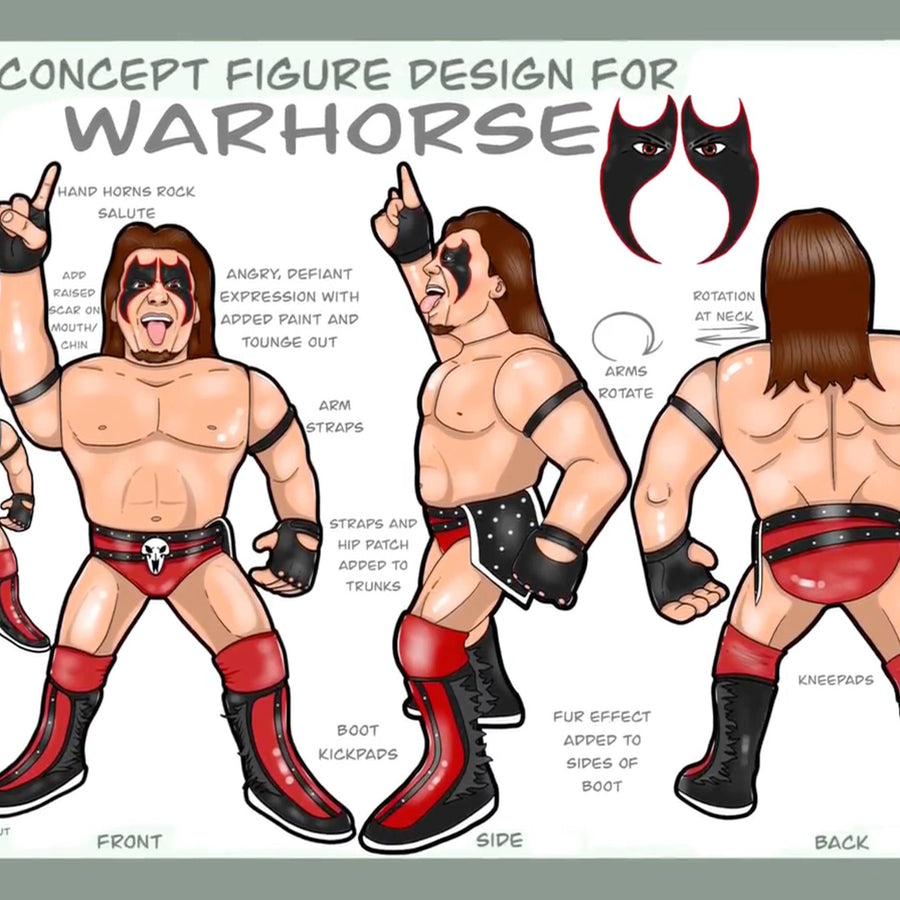 Chella Toys Wrestling Megastars Warhorse Action & Toy Figures Pwcatalog