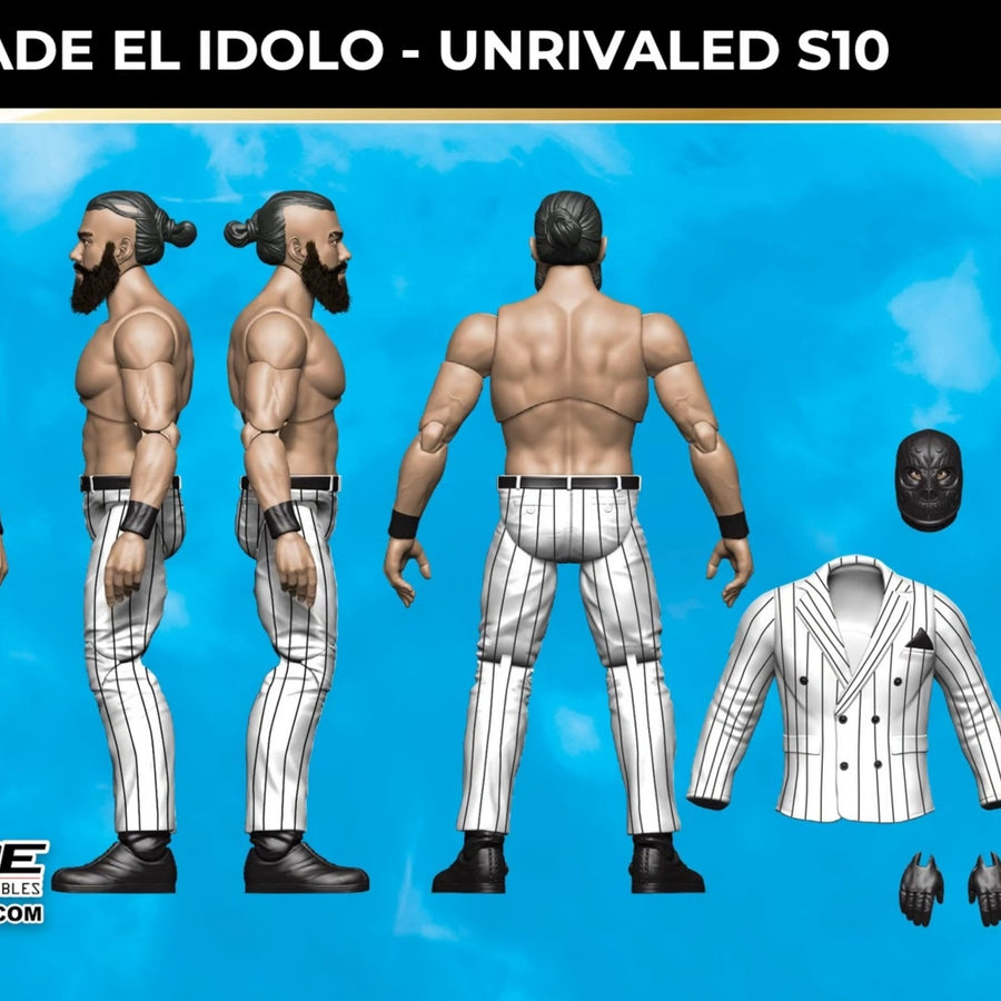 AEW Jazwares Unrivaled Collection 10 Andrade Action & Toy Figures PWcatalog