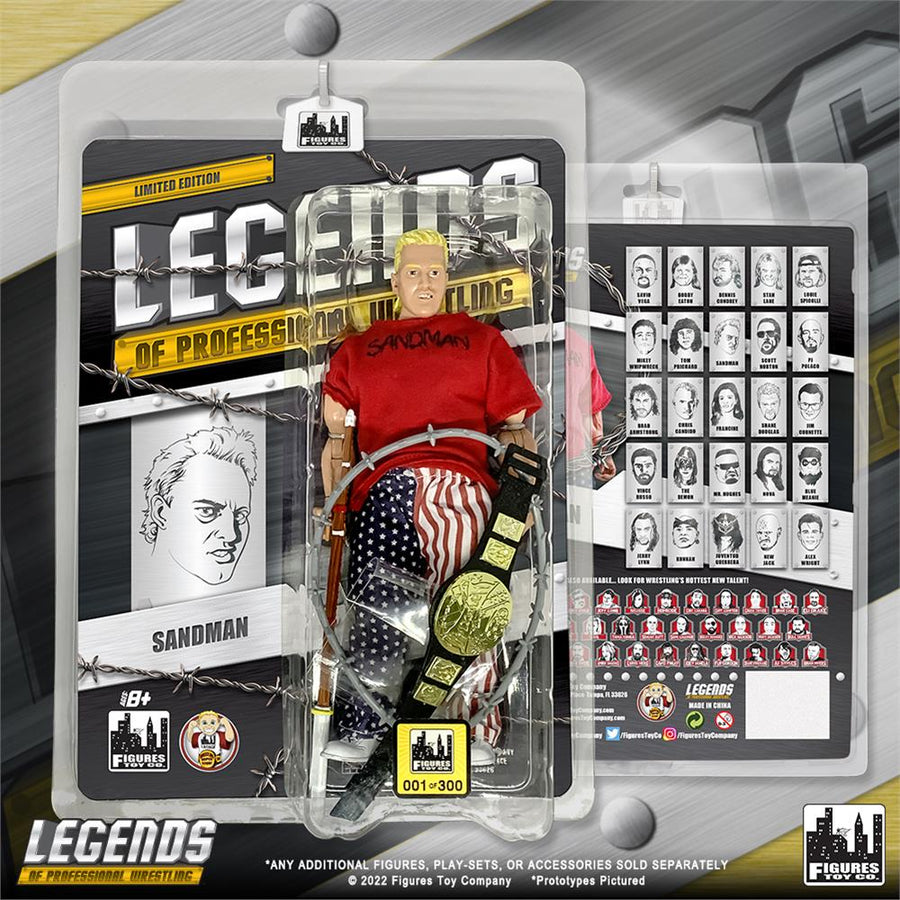 FTC Legends of Professional Wrestling Sandman [Limited Edition] Action & Toy Figures PWcatalog
