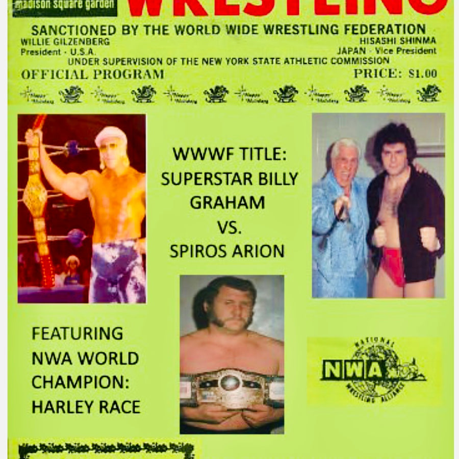 WWWF Program MSG December 18th 1978 Magazine PWcatalog