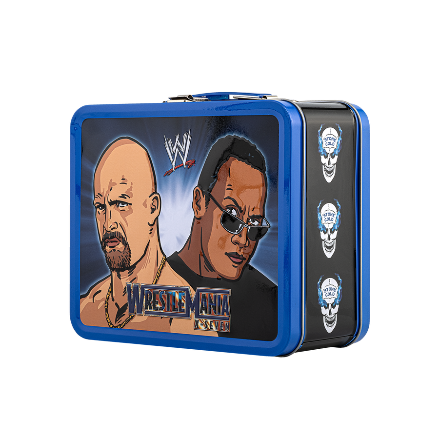 The Rock & Steve Austin tin lunch box Lunch Boxes & Totes PWcatalog