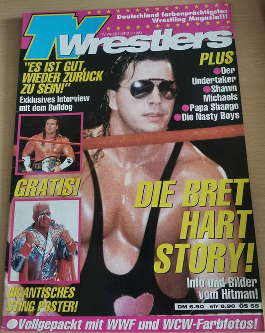 TV Wrestlers February 1993 magazines from Germany