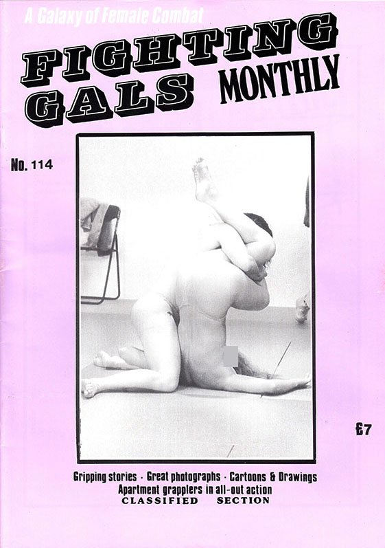 Fighting Gals Monthly 114 Magazine PWcatalog