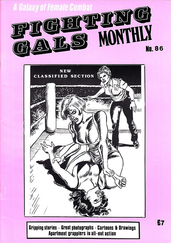 Fighting Gals Monthly 86 Magazine PWcatalog
