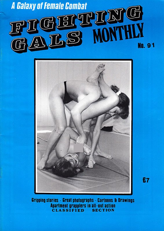Fighting Gals Monthly 91 Magazine PWcatalog